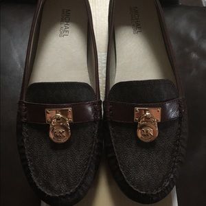 BNWT Michael Kors Brown Flats SZ 10
